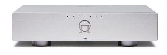 Primare A34.2 Power Stereo Amplifier, Power output 150 Watts into 8 ohms