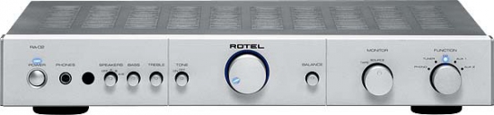 Rotel RA-02 Integrated Stereo Amplifier, Power output 40 Watts into 8 ohms